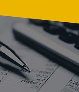 Calculator on number sheet